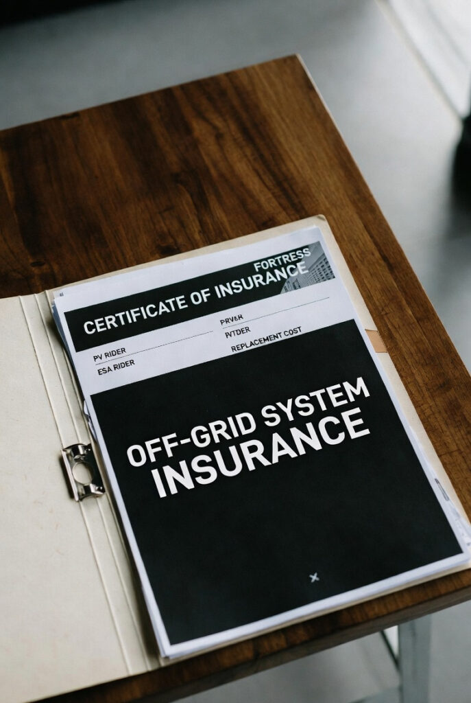 The Insurance Standard: Off-Grid System Insurance for Your Fortress Investment 137256b0 edcd 4225 bde6 7b49e475edea