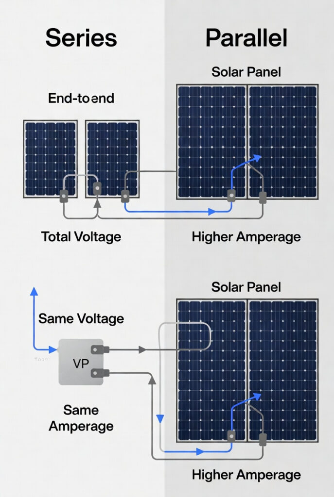Series vs Parallel Solar Wiring: The Voltage vs Amperage Trade-off 327acfc7 8500 493a ba9b 1db23e5dcd2a