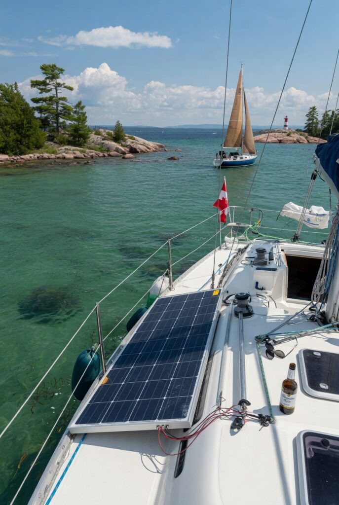 The Marine Standard: Marine Solar System for Liveaboards and Great Lakes Cruisers 6160e5de a3cd 438f 886e 554155e54b14